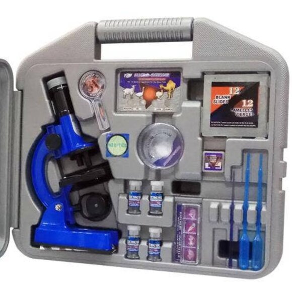 Eastcolight Deluxe Metal Microscope Set Multi-lingual (62 Pcs) New Sealed - Picture 4 of 16